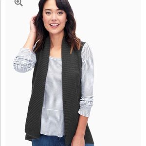 Splendid Pointelle Sweater Vest XL